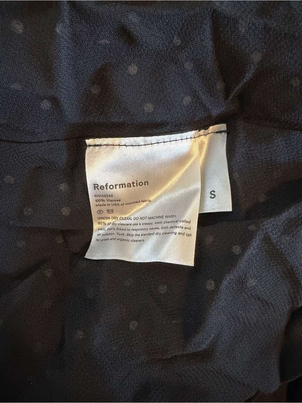 NWT Reformation Rosamund Dress, S - Picture 5 of 6